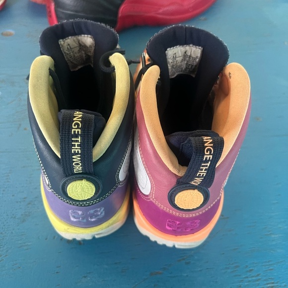 Jordan Multi Color Retro 9 Change the World fits Men Size 7 - Picture 6 of 6